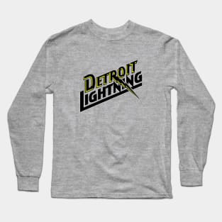 Vintage Detroit Lightning Hockey Long Sleeve T-Shirt